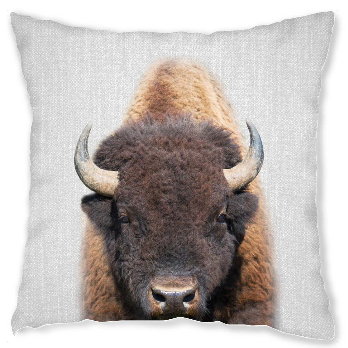 Design-Kissen "Buffalo - Colorful" artboxONE - Tiere