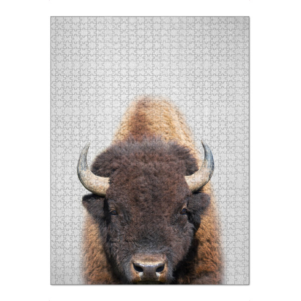 Puzzle Ravensburger "Buffalo - Colorful" artboxONE - Tiere