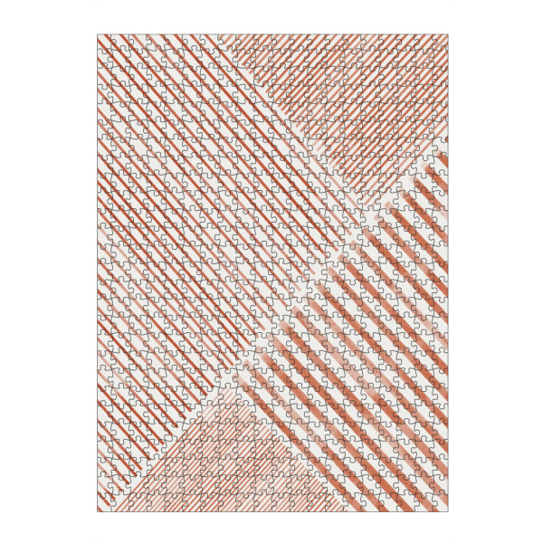 artboxONE Puzzle "Blush Pink Stripes" artboxONE - Abstrakt,Geometrie