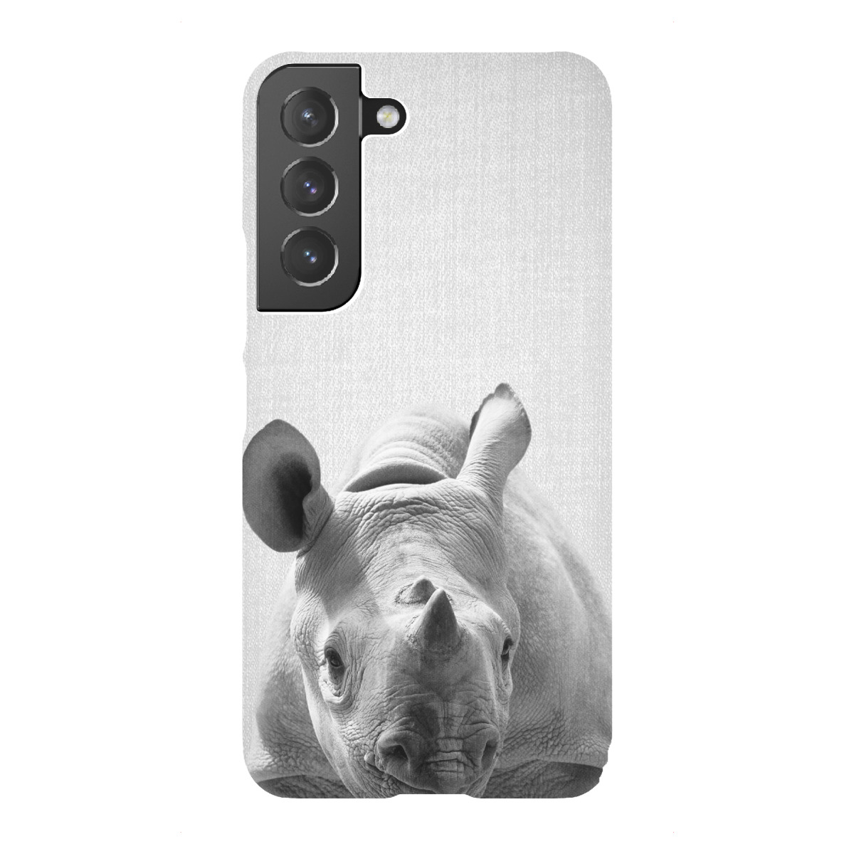 "Baby Rhino - Black & White"für Samsung Galaxy - Premium-Case Handyhülle artboxONE