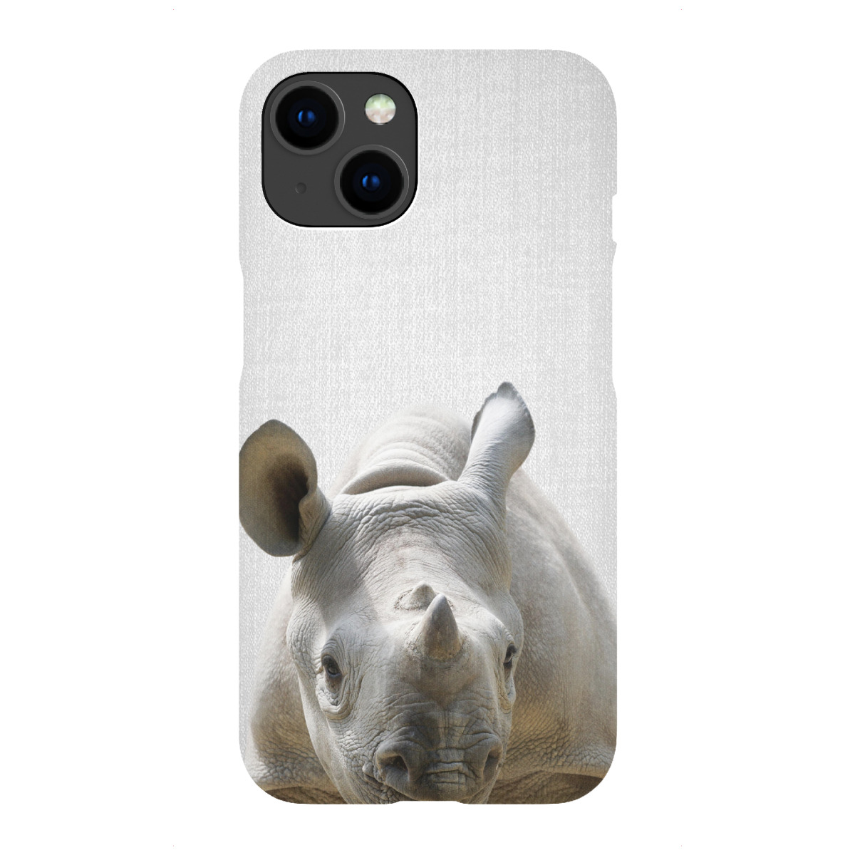 "Baby Rhino - Colorful"für iPhone - Premium-Case Handyhülle artboxONE