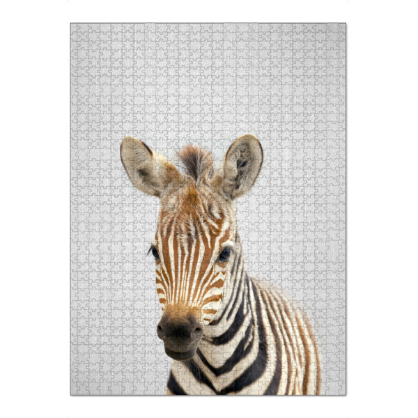 Puzzle Ravensburger "Baby Zebra - Colorful" artboxONE - Tiere