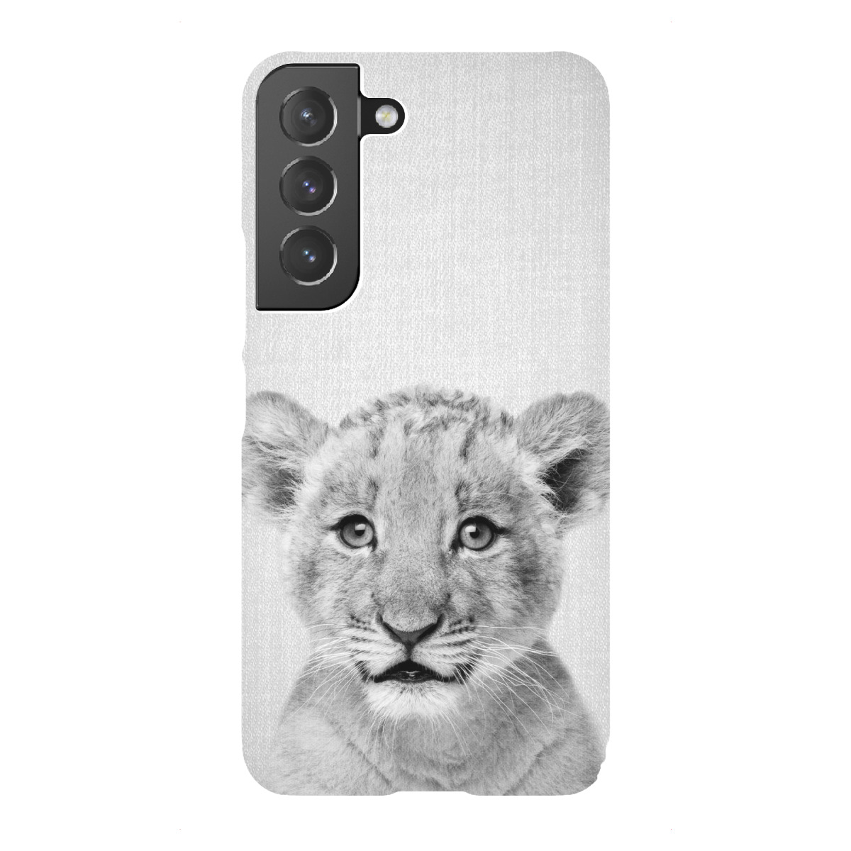"Baby Lion - Black & White"für Samsung Galaxy - Premium-Case Handyhülle artboxONE