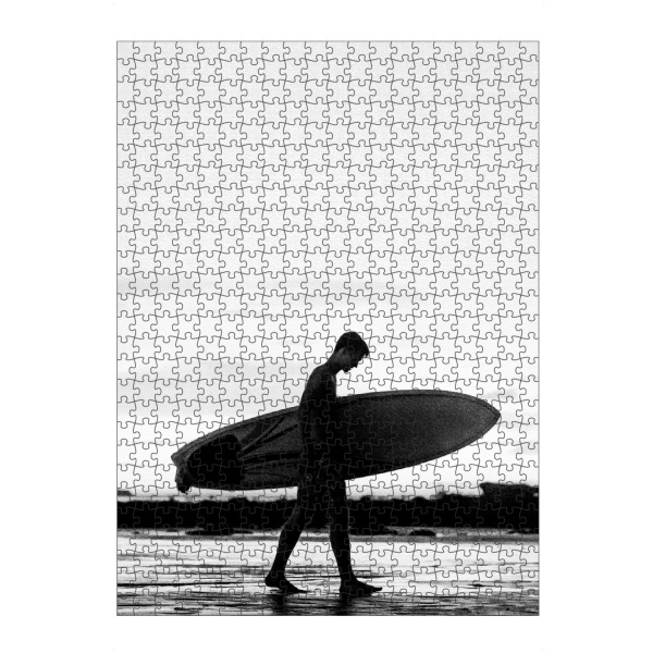 artboxONE Puzzle "Surf Boy" artboxONE - Schwarzweiß,Reise / Strand und Meer,Sport,Sport / Sommerspiele