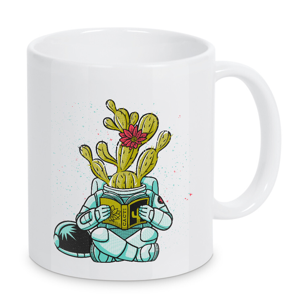 Tasse "Astronautenkaktus Sukkulente" artboxONE - Floral,Galaxy