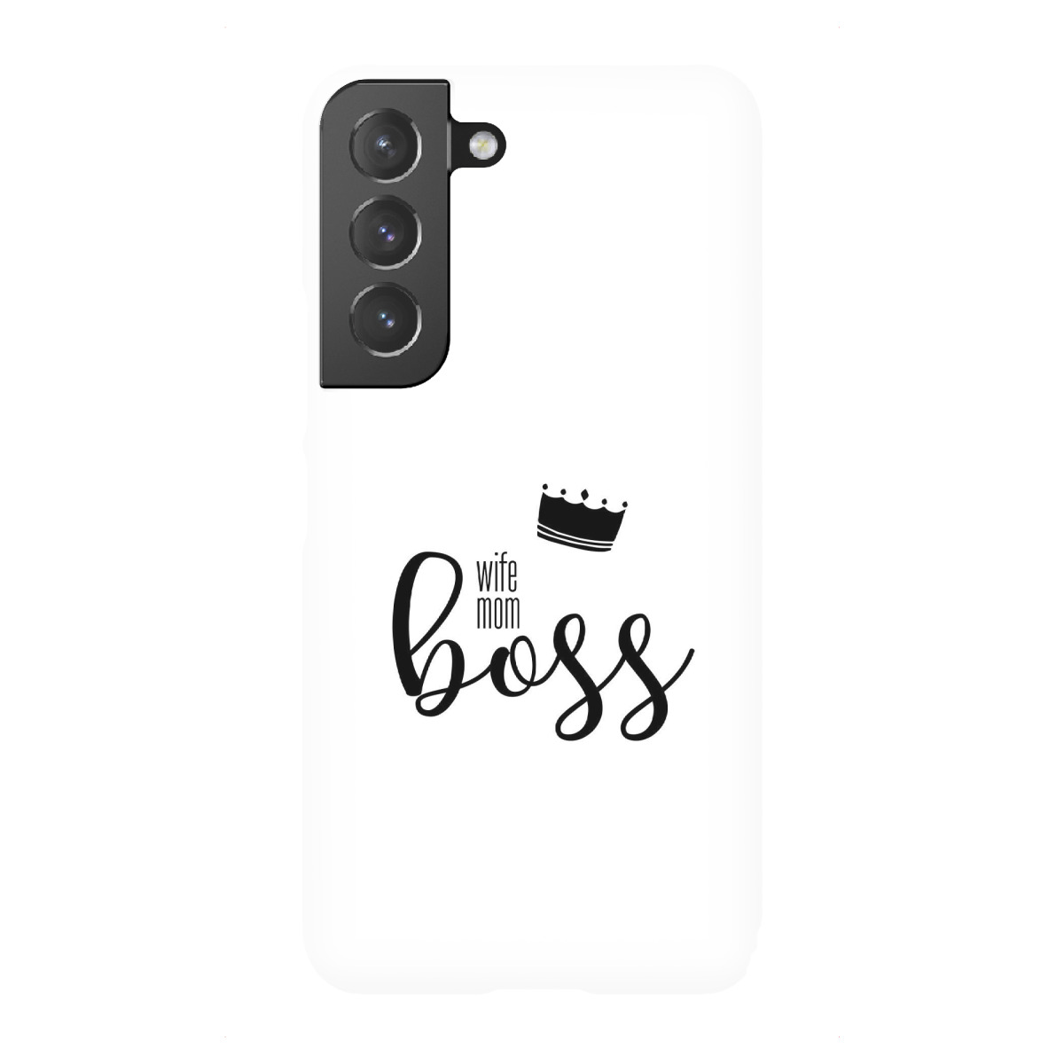 Samsung Galaxy "Wife Mom Boss" Premium-Case Handyhülle artboxONE