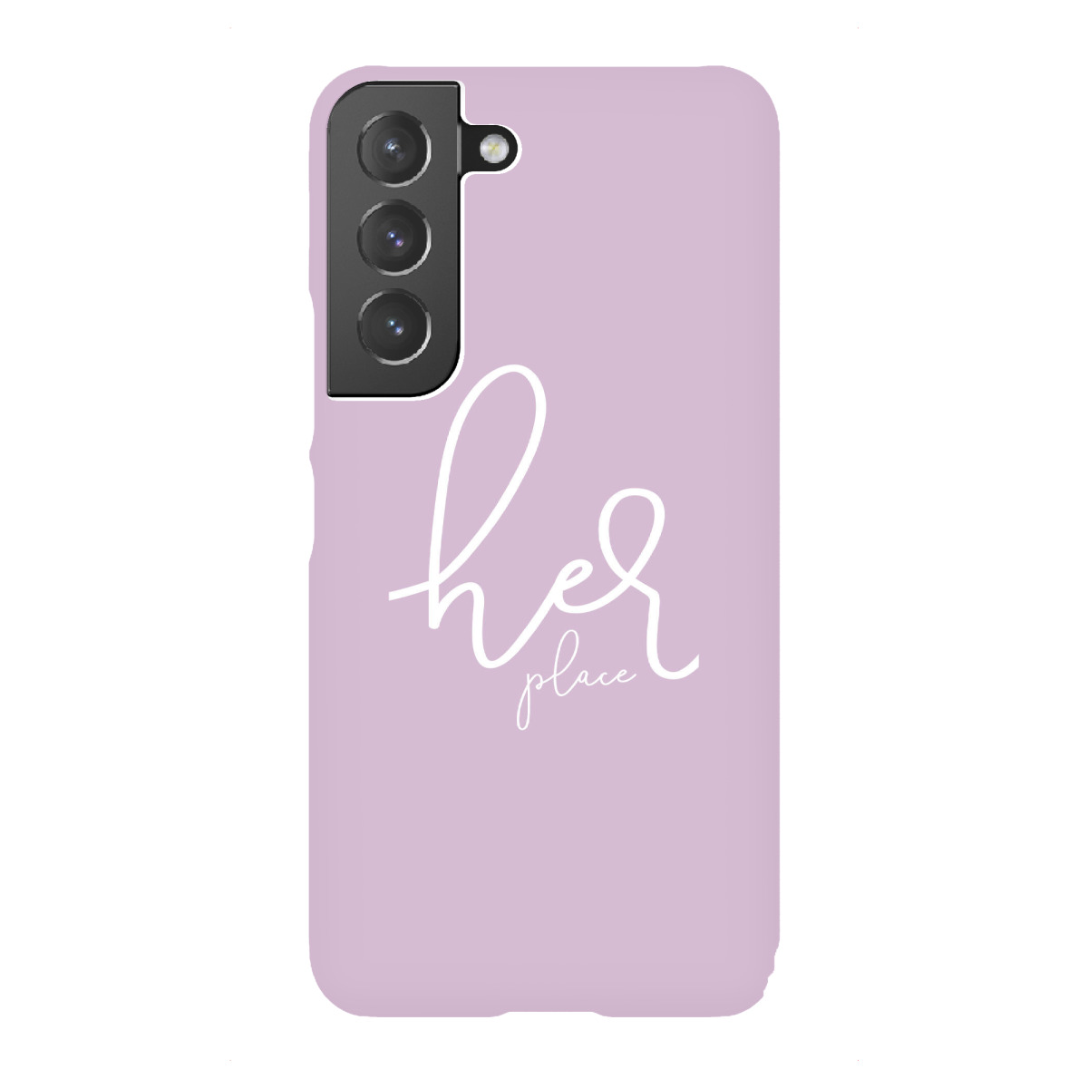 Samsung Galaxy "Ihr Platz - rosa" Premium-Case Handyhülle artboxONE