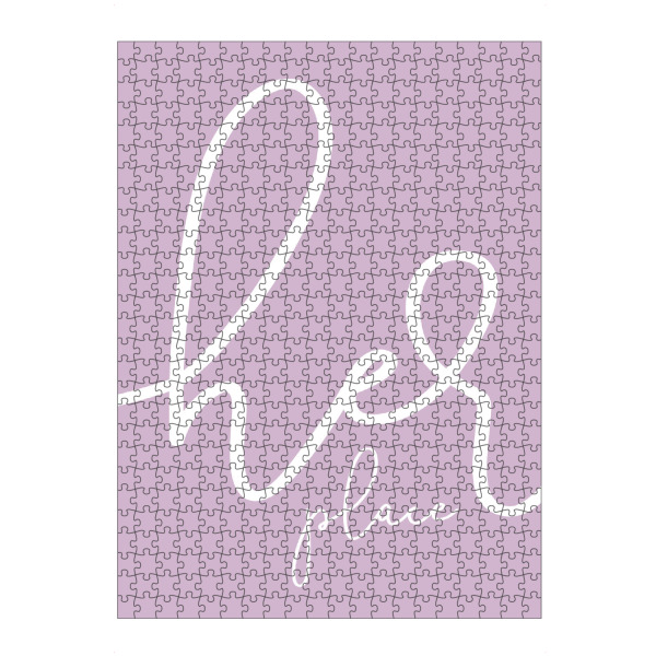 artboxONE Puzzle "Ihr Platz - rosa" artboxONE - Typografie,Für Mama - Frau,Ehefrau,Minimalistisch,Schrift,Spruch,Modern - Bild frau