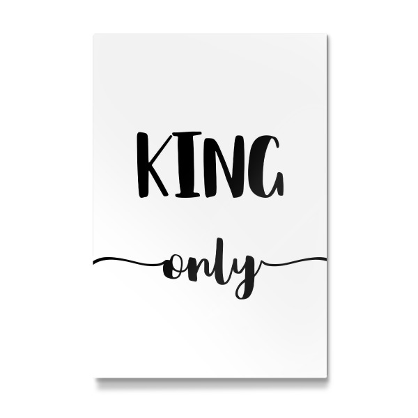 Galerie-Print "KING ONLY" 30x20 cm artboxONE