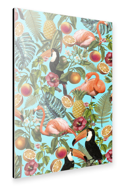 Alu-Dibond "The Tropics" 30x20 cm artboxONE