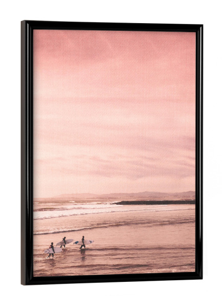 Poster mit schwarzem Rahmen "Surfer Sunset" artboxONE - Natur,Menschen,Reise / Strand und Meer,Sport,Sport / Sommerspiele,Männer