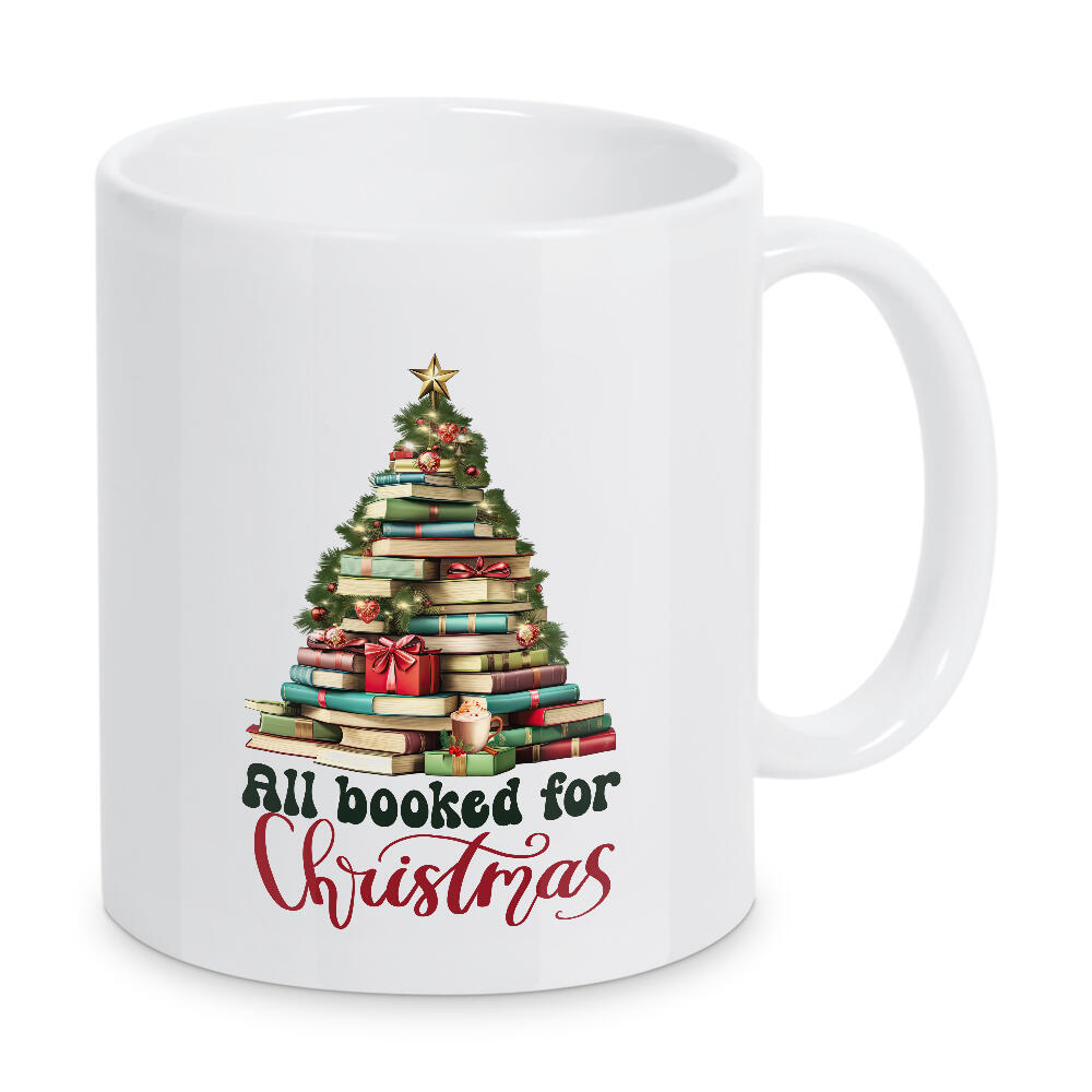 Tasse "Alles für Weihnachten gebucht" artboxONE - Fashion,Weihnachten,Buchstaben,Festivals,Lustig