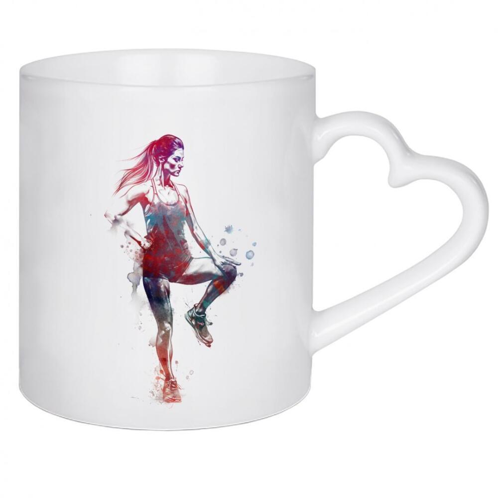 Herztasse "Fitness Gymnastik Sportkunst A" artboxONE - Sport,Sport / Motivation - Fitness,Sport,Fitnessstudio,Gymnastik,Gymnastik