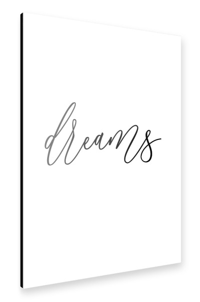 Alu-Dibond "(Sweet) Dreams" 30x20 cm artboxONE
