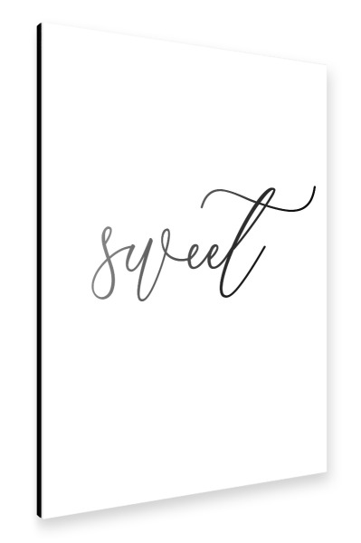 Alu-Dibond "Sweet (Dreams)" 30x20 cm artboxONE
