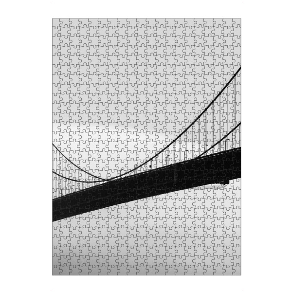 Puzzle Ravensburger "Foggy Golden Gate Bridge - Right" artboxONE - Reise,Schwarzweiß,Städte / San Francisco
