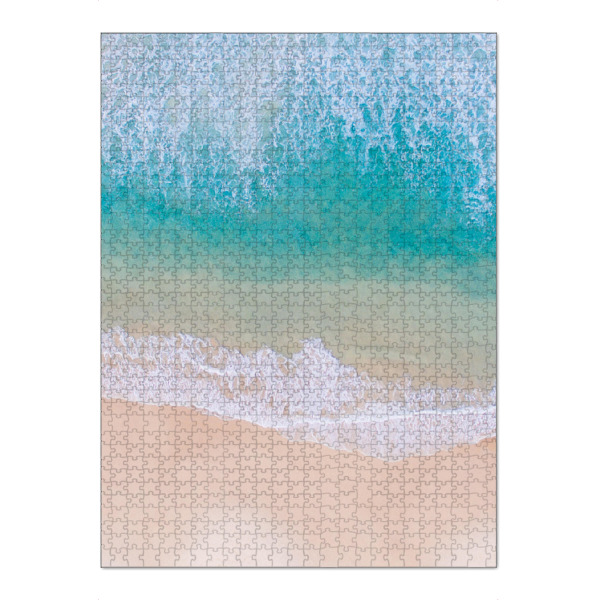 Puzzle Ravensburger "Beach View - Middle" artboxONE - Reise / Strand und Meer - Strand,Drohnenaufnahme,Drohne,Sommer,Meer - Bild strand