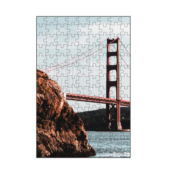 artboxONE Puzzle "Golden Gate Bridge - Left" artboxONE - Reise,Städte / San Francisco - San francisco,Brücke,Golden gate bridge,Usa,Amerika