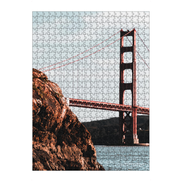 Puzzle Ravensburger "Golden Gate Bridge - Left" artboxONE - Reise,Städte / San Francisco - San francisco,Brücke,Golden gate bridge,Usa,Amerika