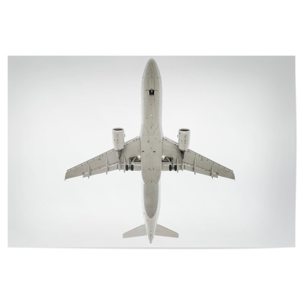 Poster 30x20 cm "Flugzeug" artboxONE - Reise - Fliegen,Flugzeug,Reisen,Technik,Minimal