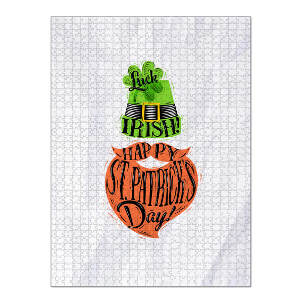 Puzzle Ravensburger "St Patrick Hat Beard" artboxONE - Festivals - Leprechaun,Ireland,Holiday,Clover,Irish,Patrick - Bild leprechaun