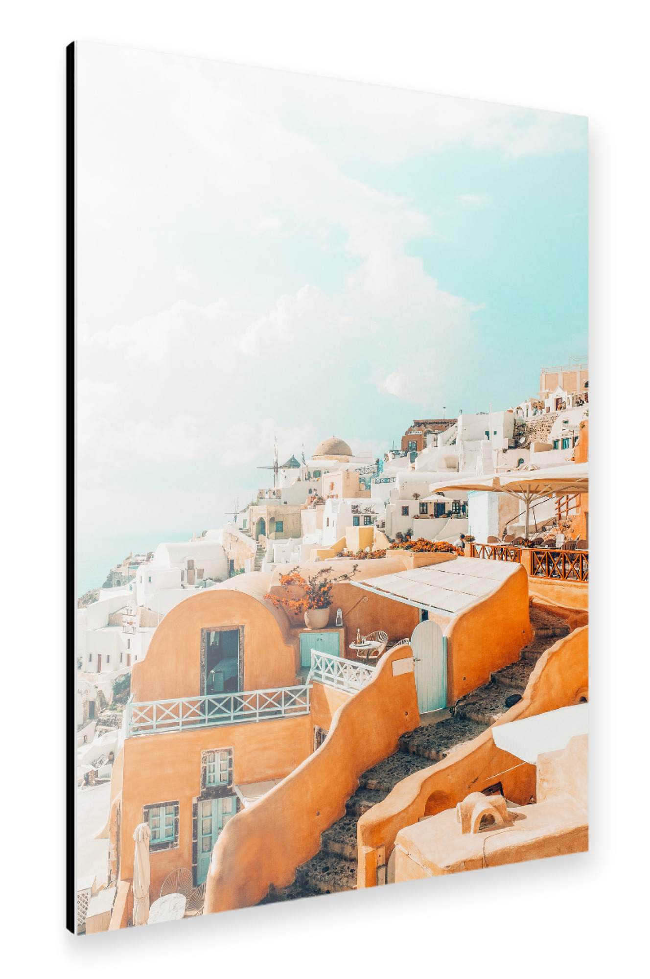 Alu-Dibond "Santorini-II" 30x20 cm artboxONE