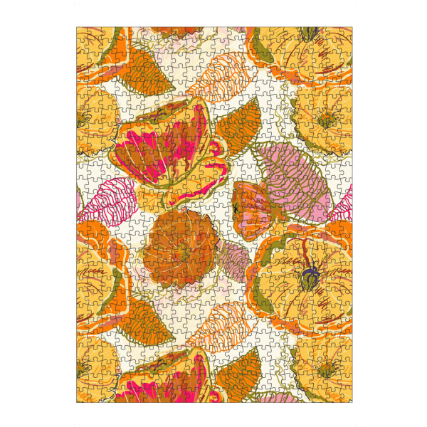 Puzzle Ravensburger "Fall Floral" artboxONE - Floral