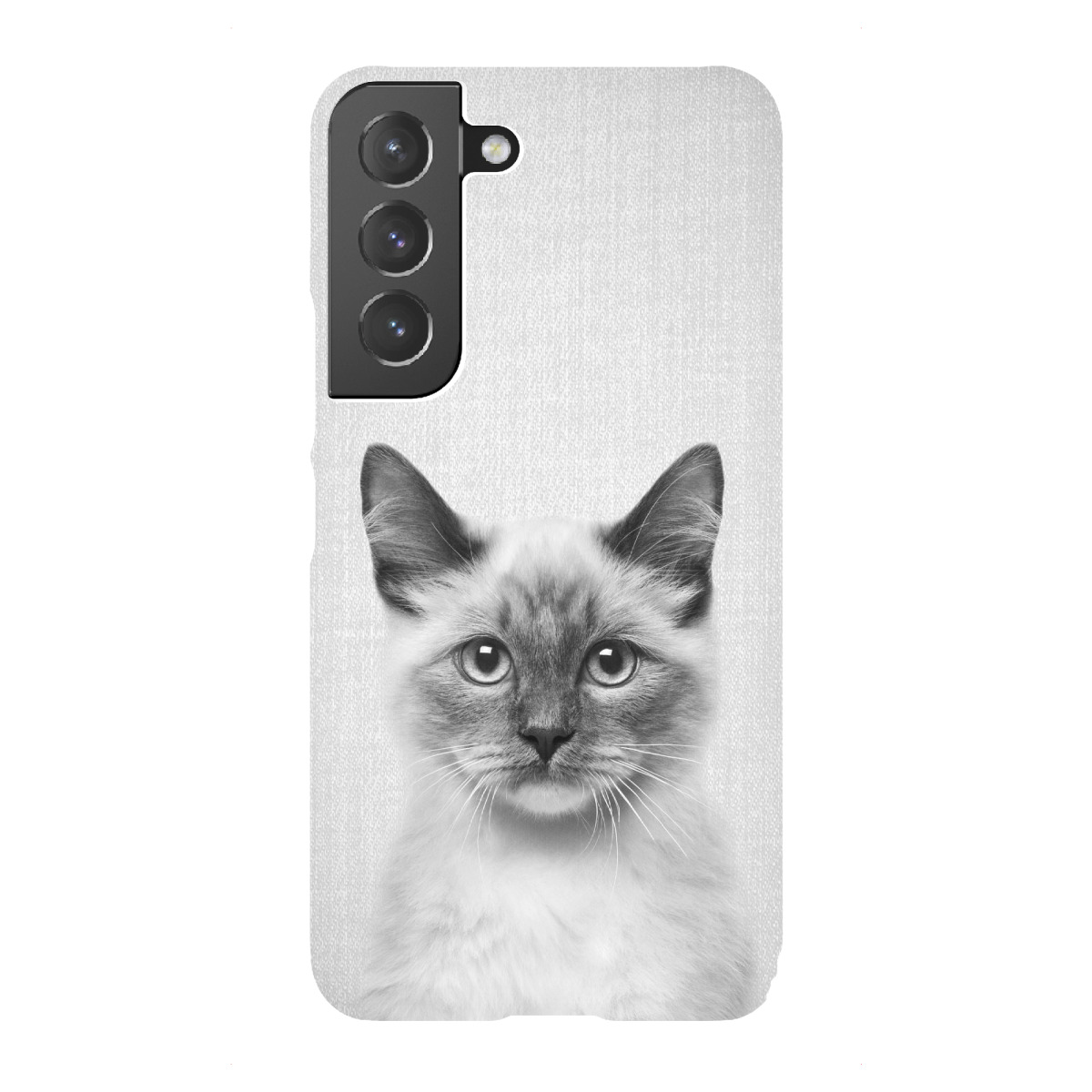 Samsung Galaxy "Cat - Black & White" Premium-Case Handyhülle artboxONE