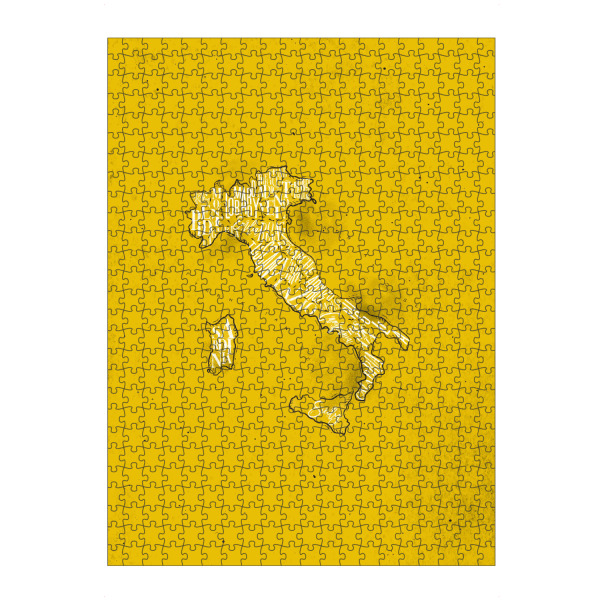 artboxONE Puzzle "Map Italy vintage yellow" artboxONE - Reise,Kartografie