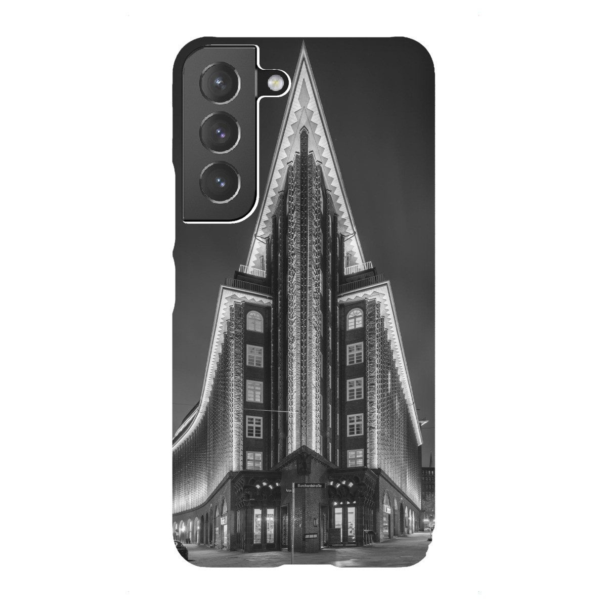 "Chilehaus Hamburg schwarz-weiß"für Samsung Galaxy - Premium-Case Handyhülle artboxONE