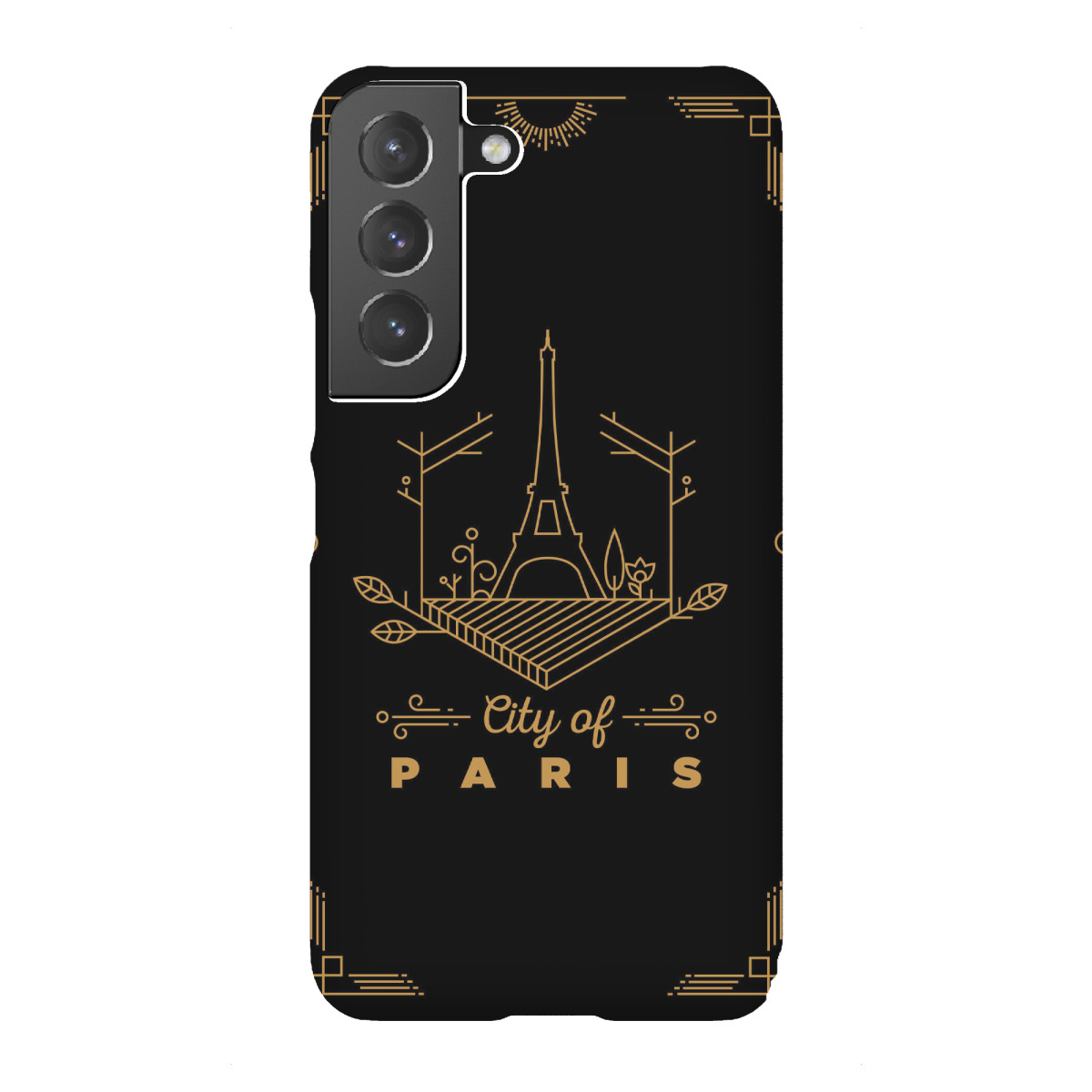 "Gold Paris Monogram Design"für Samsung Galaxy - Premium-Case Handyhülle artboxONE