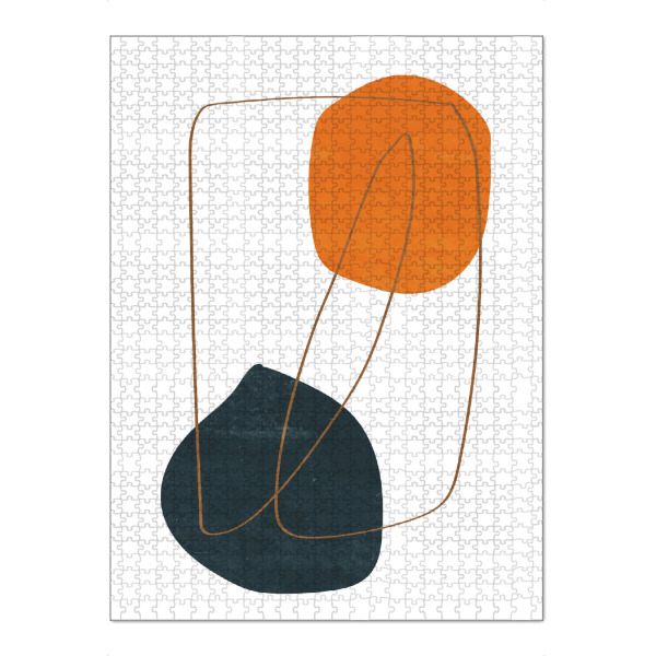 Puzzle Ravensburger "Abstract Minimalist Geometric" artboxONE - Abstrakt - Abstract geometric,Abstract,Minimalist,Geometric