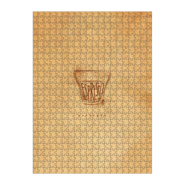 artboxONE Puzzle "Espresso cup craft" artboxONE - Essen & Trinken