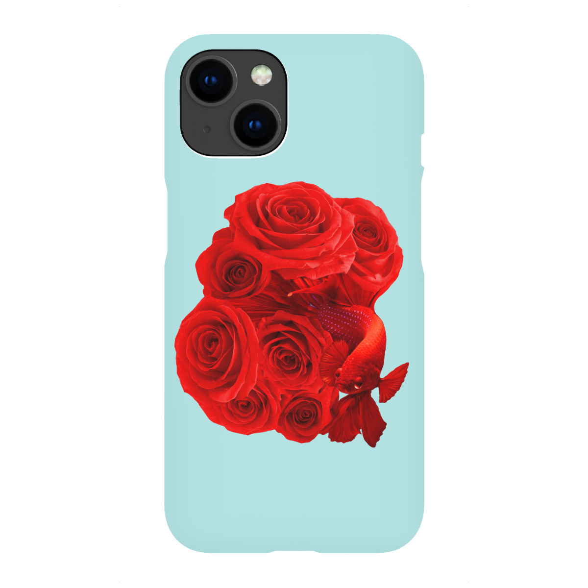iPhone "ROSE FISH" Premium-Case Handyhülle artboxONE