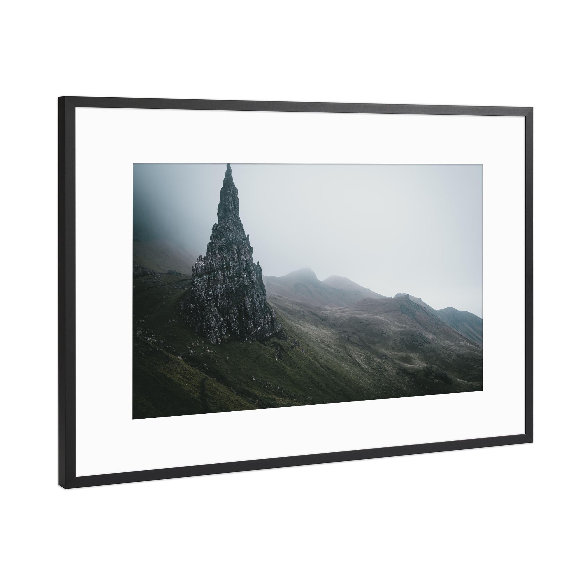 Poster mit Rahmen Schwarz (Metallic) "Isle Of Skye, Scotland" artboxONE - Natur,Reise,Reise / Länder