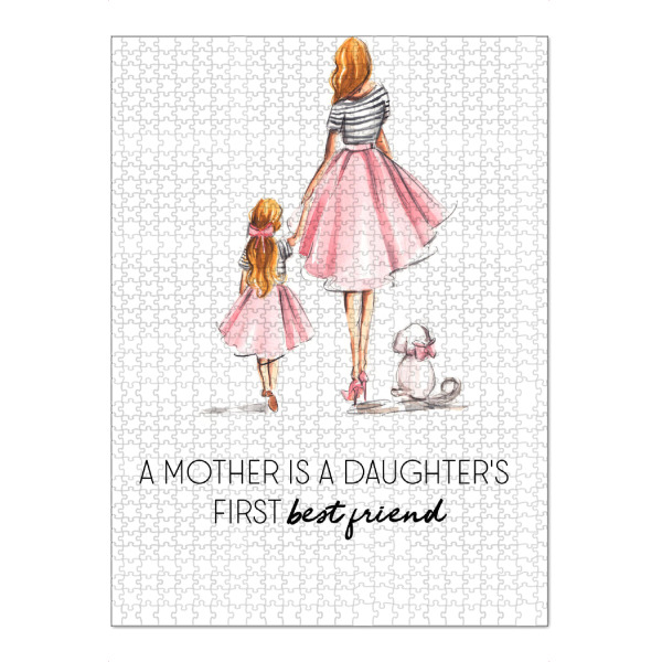 Puzzle Ravensburger "Mother and Daughter Best Friends" artboxONE - Für Mama