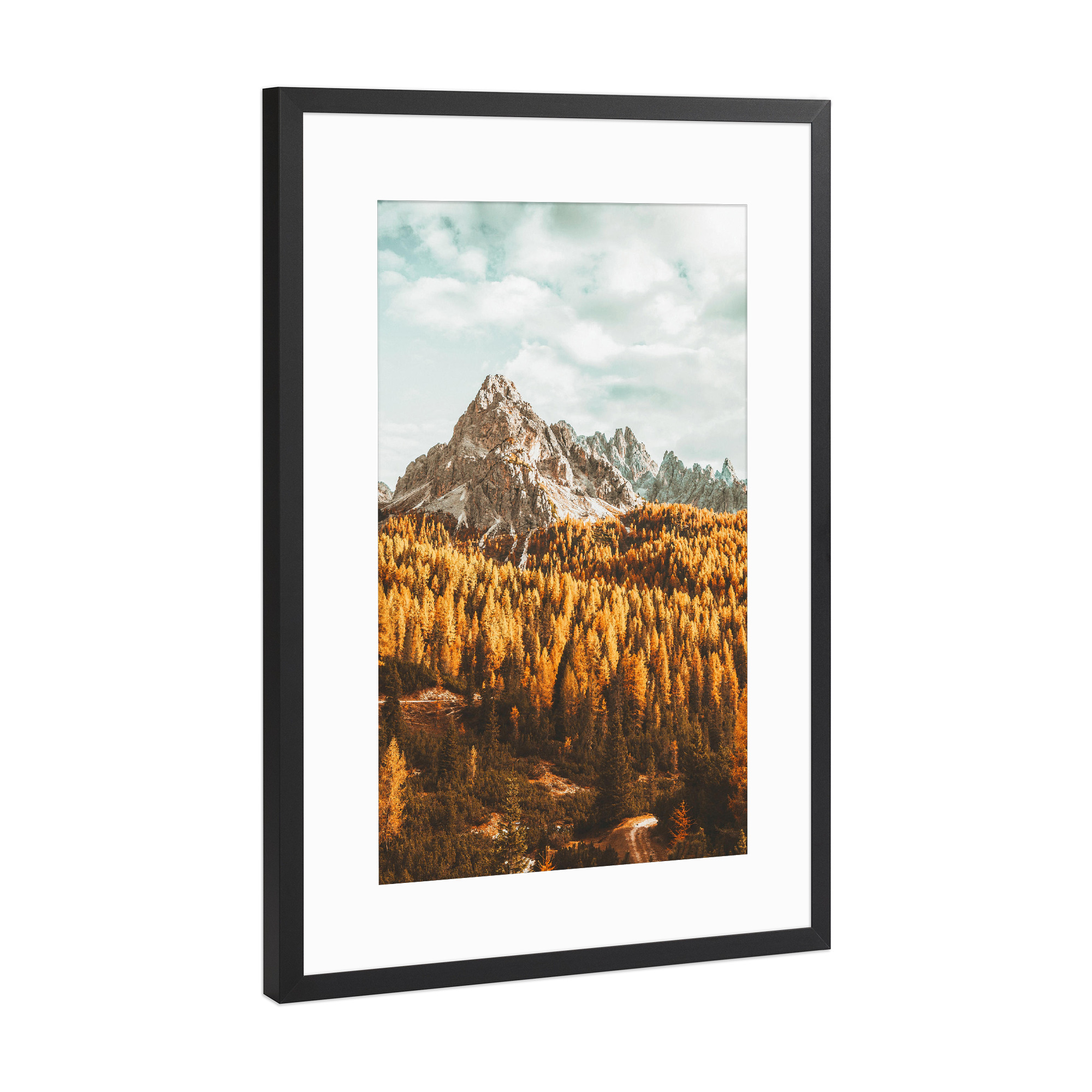 Poster mit Rahmen Schwarz (Metallic) "Let us Get Lost" artboxONE - Natur