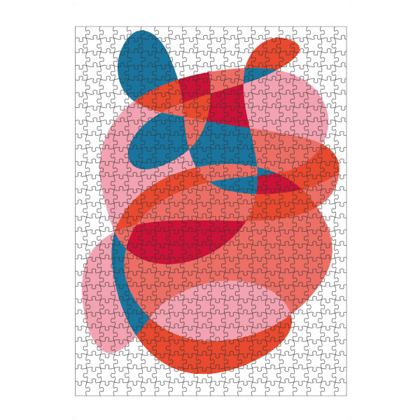 Puzzle Ravensburger "Colorful Spot in Coral Colors" artboxONE - Abstrakt