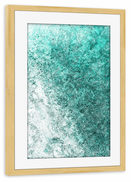 Poster mit Rahmen kiefer "Sea Greenness" artboxONE - Natur