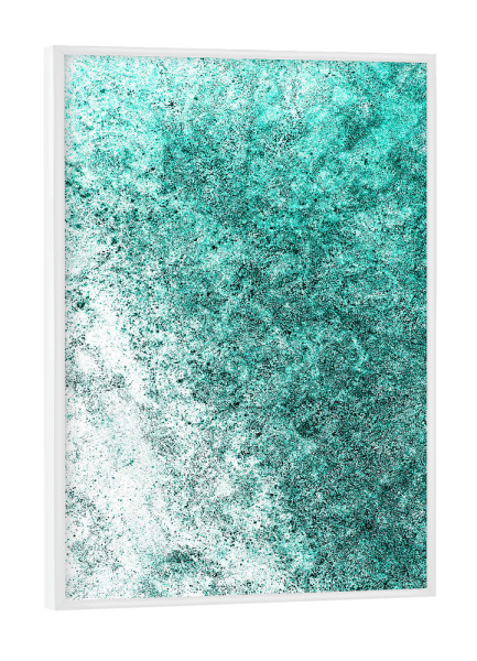 Poster mit weißem Rahmen "Sea Greenness" artboxONE - Natur