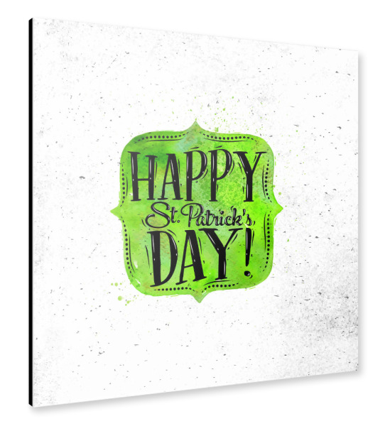 Alu-Dibond "St Patrick frame" 30x30 cm artboxONE
