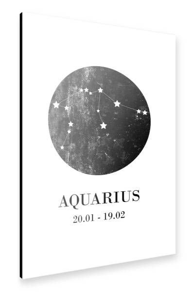 Alu-Dibond "Wassermann Sternzeichen" 30x20 cm artboxONE