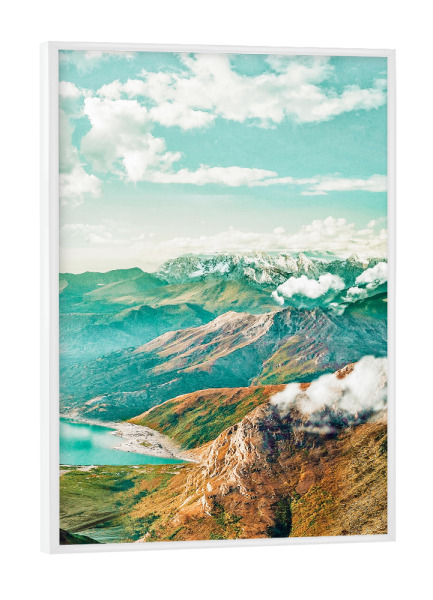 Poster mit weißem Rahmen "Travel Often-II" artboxONE - Natur