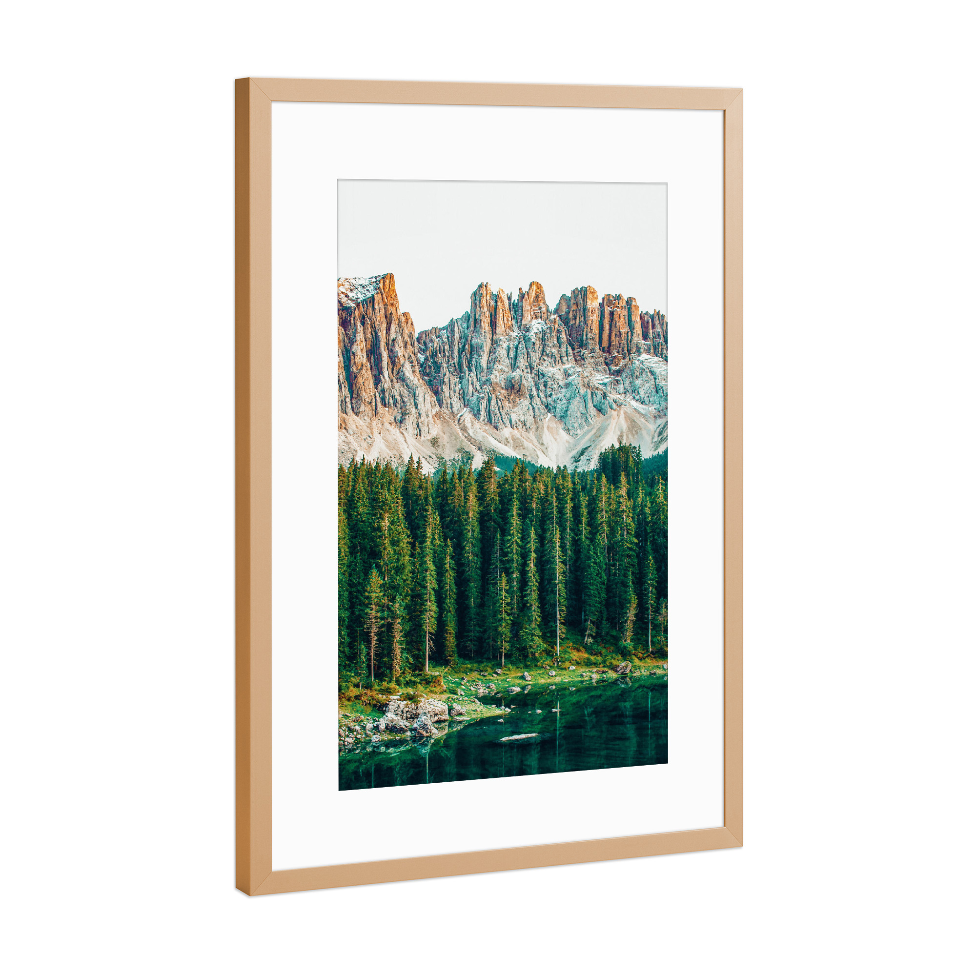 Poster mit Rahmen Kupfer "Far Far Away-II" artboxONE - Natur
