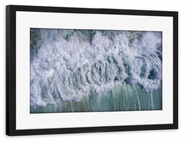 Poster mit Rahmen schwarz "Ocean strength" artboxONE - Natur,Reise