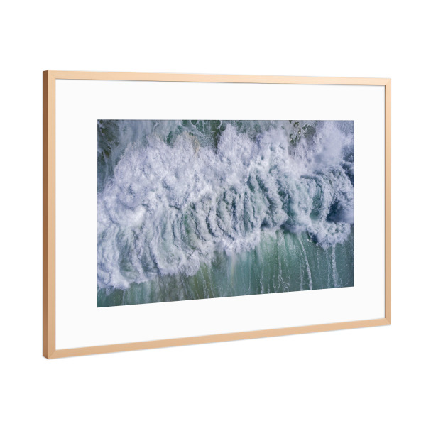 Poster mit Rahmen Kupfer "Ocean strength" artboxONE - Natur,Reise