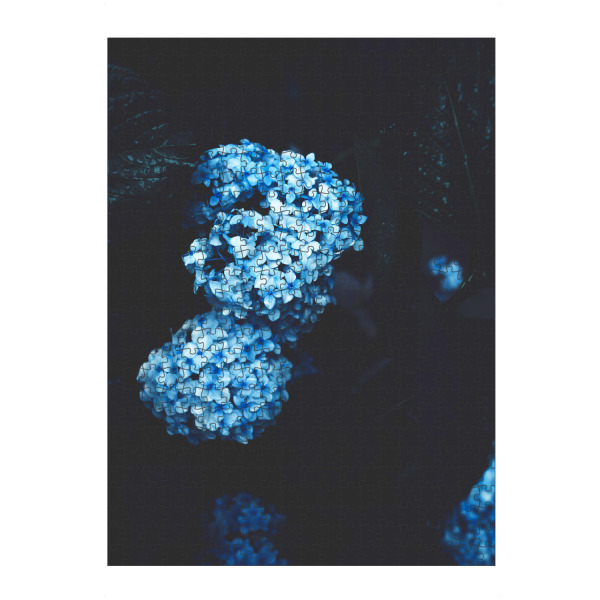 artboxONE Puzzle "Blaues Träumchen" artboxONE - Floral - Blumen,Frühling,Blumenwiese,Hortensie,Blüten,Floral,Bouquet - Bild blumen