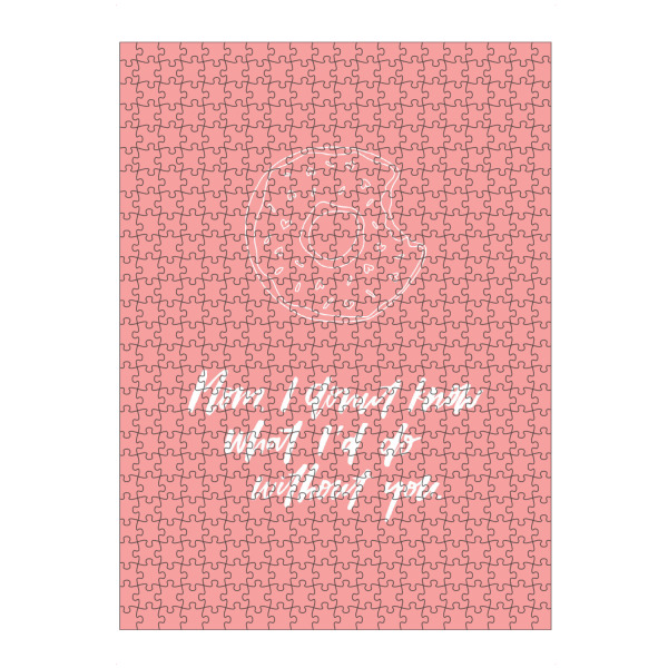 Puzzle Ravensburger "Mom I donut know what coral" artboxONE - Typografie,Für Mama - Mothers day,Donuts,Funny quote,Mama,Mutter,Mom,Mum