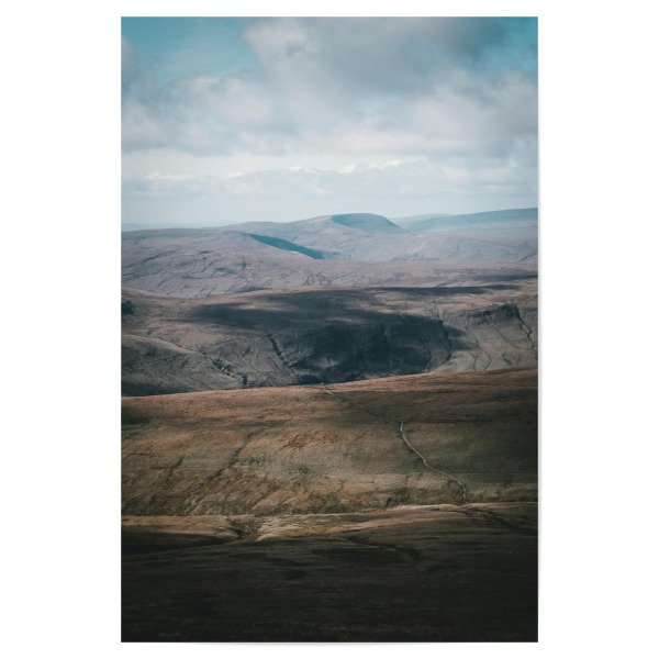 Poster 30x20 cm "Hiking in the Brecon Beacons" artboxONE - Natur,Reise