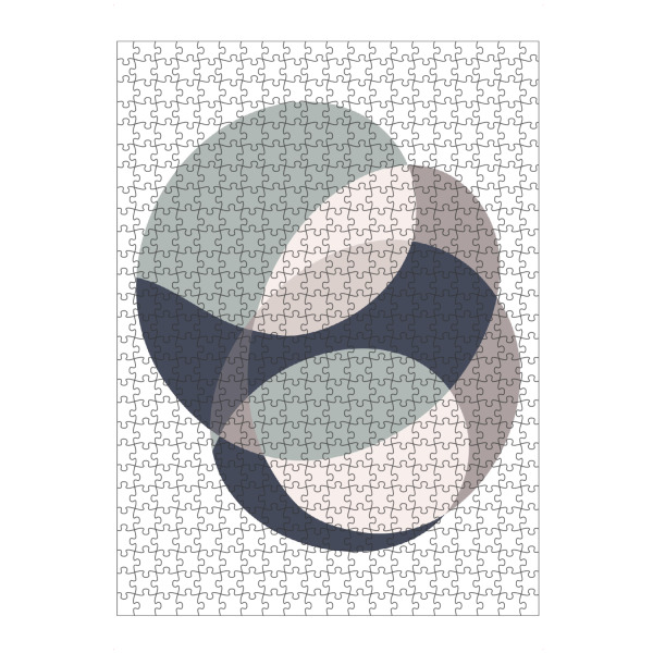 artboxONE Puzzle "Spot in Grey Colors" artboxONE - Abstrakt - Grey,Abstract,Composition,Spot,Minimal,Scandinavian,Mild - Bild grey